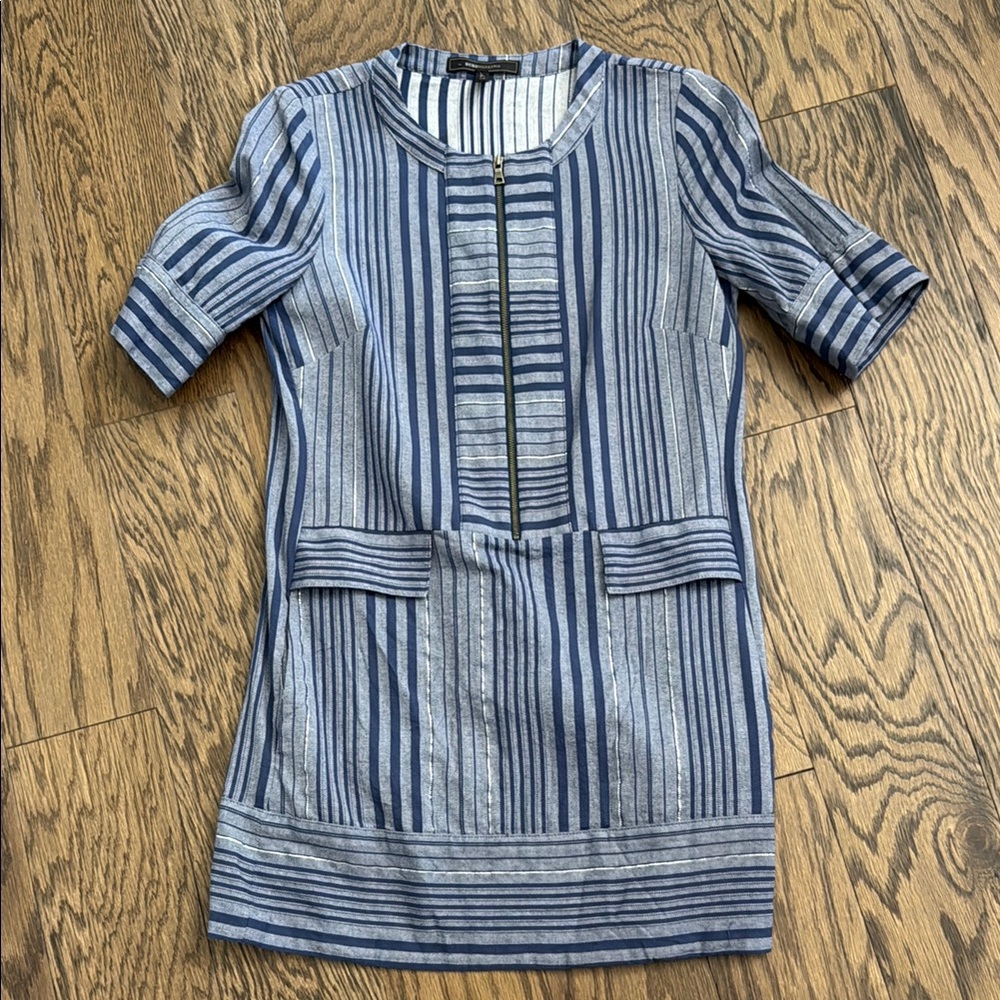 Striped Blue and Gray Dress size XS